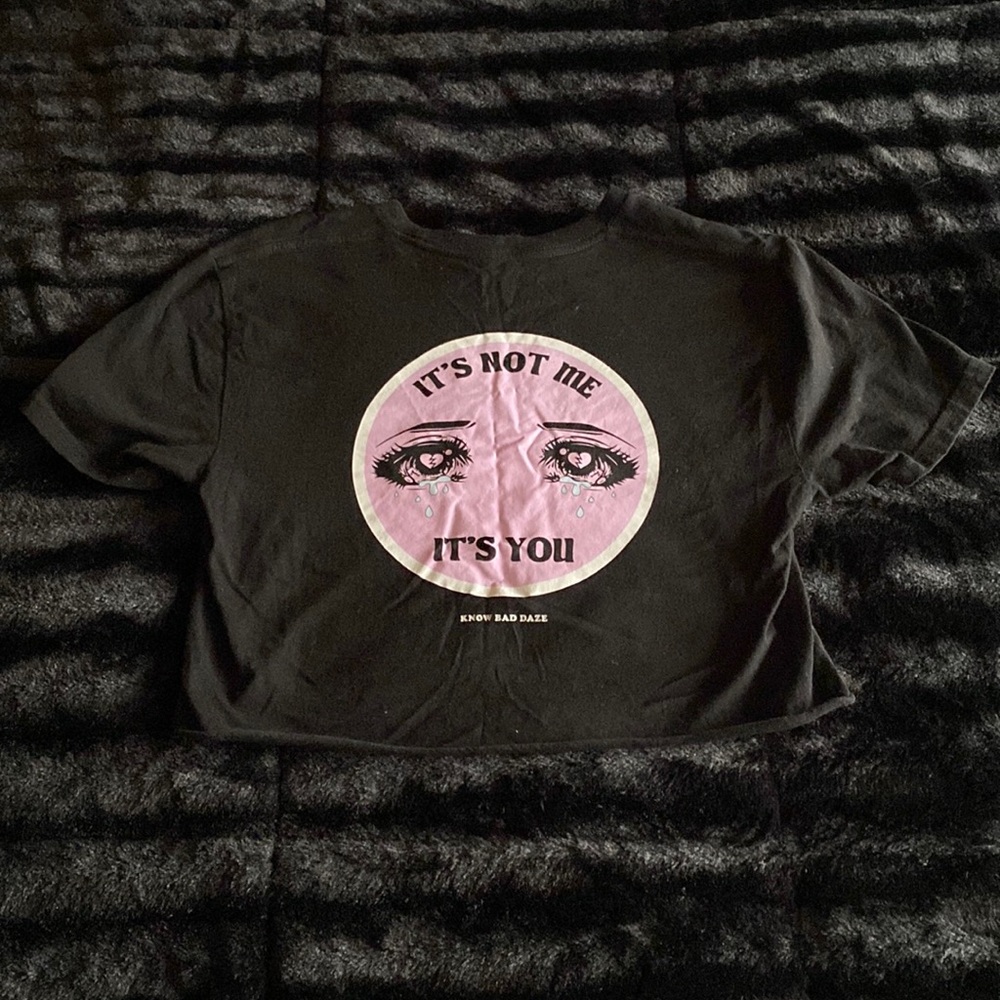 ZUMIEZ BLACK CROP TOP
